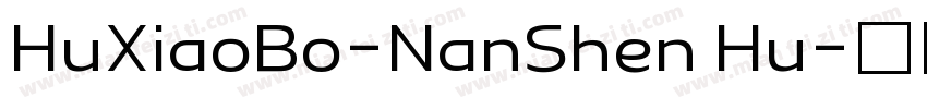 HuXiaoBo-NanShen Hu字体转换